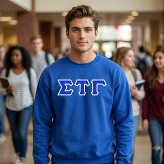 Sigma Tau Gamma Lettered Crewneck Sweatshirt