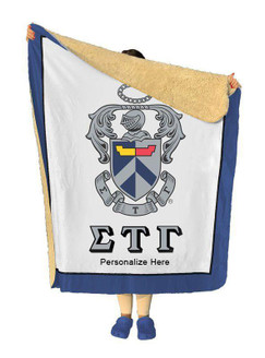  Sigma Tau Gamma Sherpa Lap Blanket 