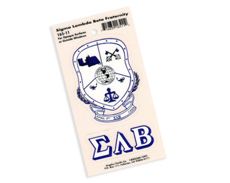 Sigma Lambda Beta Crest - Shield Decal