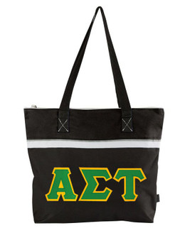 DISCOUNT- Alpha Sigma Tau Lettered Totebag