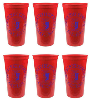  Sigma Phi Epsilon Set of 6 Big Plastic Stadium Cups 