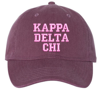 Pigment Dyed Sorority Name Baseball Cap