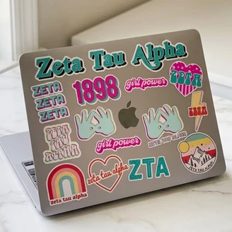 Sorority Girl Power Sticker Sheet