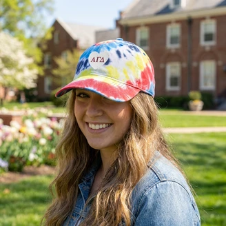 Sorority Heart Tye Die Hat