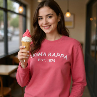 Sorority Pigment-Dyed Crewneck Sweatshirt