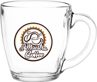  16 oz. Glass Bistro Coffee Mug 