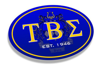 Tau Beta Sigma Color Oval Decal 