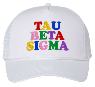 Tau Beta Sigma Rainbow Trucker Hat