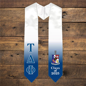  Tau Delta Phi Extra Fancy Greek Class Of  Graduation Stole 