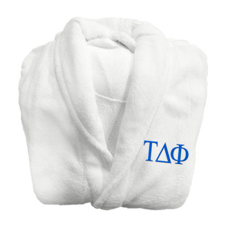  Tau Delta Phi Fraternity Lettered Bathrobe 
