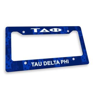 Tau Delta Phi License Plate Frame