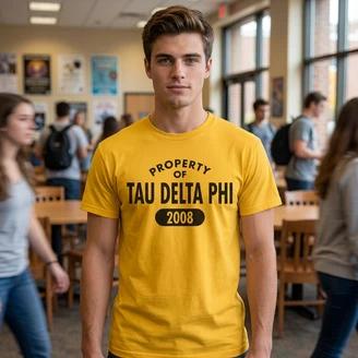 Tau Delta Phi Property of Est. Shirt
