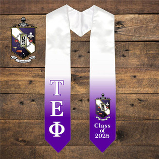  Tau Epsilon Phi Extra Fancy Greek Class Of  Graduation Stole 