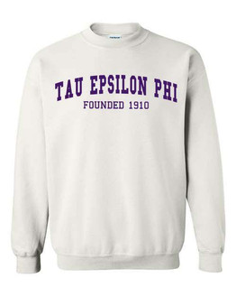  Tau Epsilon Phi Fraternity Founders Crew Sweatshirt 
