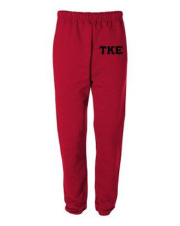 Tau Kappa Epsilon Greek Lettered Thigh Sweatpants