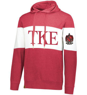 Tau Kappa Epsilon Ivy League Hoodie W Crest On Left Sleeve