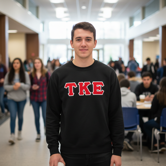 Tau Kappa Epsilon Lettered Crewneck Sweatshirt