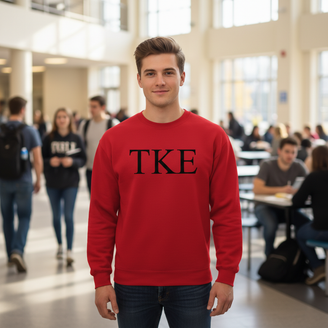 Tau Kappa Epsilon Lettered World Famous Greek Crewneck
