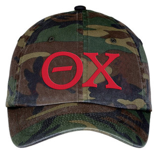 Theta Chi Lettered Camouflage Hat