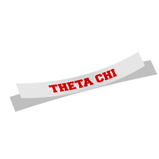 Theta Chi Long Window Sticker