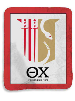  Theta Chi Sherpa Lap Blanket 