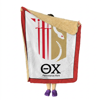 Theta Chi Sherpa Lap Blanket