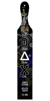 Craftique Theta Delta Chi Custom Full Color Paddle 