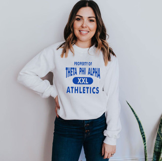 Theta Phi Alpha Athletics Crewneck Sweatshirt