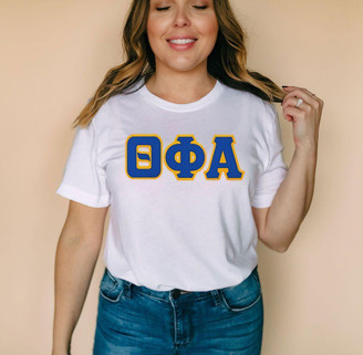  DISCOUNT Theta Phi Alpha Lettered Tee - Best Value 