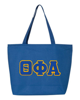  DISCOUNT- Theta Phi Alpha Lettered Tote Bag - Best Value 
