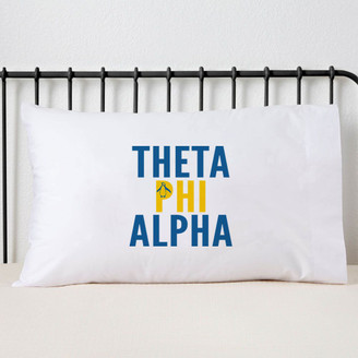 Theta Phi Alpha Name Stack Pillow Cover
