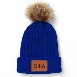 Sorority Shop Theta Phi Alpha Pom Pom Beanie Hat 