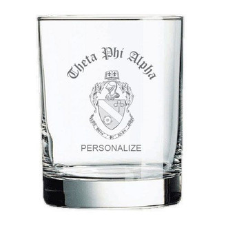 Theta Phi Alpha Old Style Glass