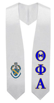  Theta Phi Alpha Super Crest - Shield Graduation Stole 