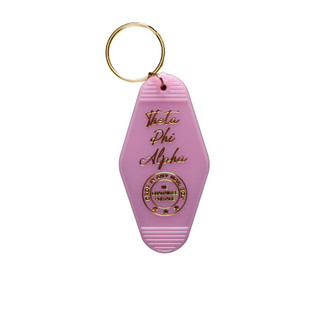 Theta Phi Alpha Vintage Motel Keychain