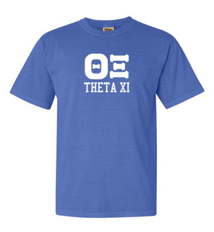 Theta Xi Greek Custom Comfort Colors Heavyweight T-Shirt