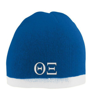 Theta Xi Two Tone Knit Beanie