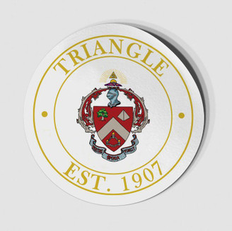  Triangle Circle Crest - Shield Decal 