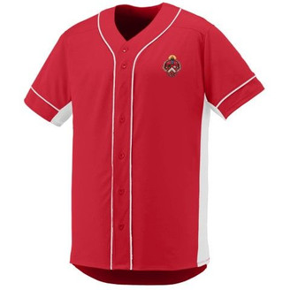 DISCOUNT-Triangle Fraternity Crest - Shield Slugger Baseball Jersey