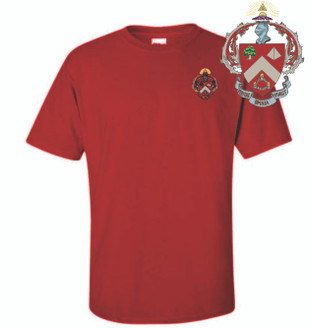 DISCOUNT-Triangle Fraternity Crest - Shield Patch T-Shirt