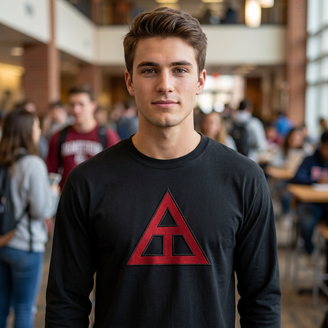 DISCOUNT Triangle Fraternity Lettered Long sleeve