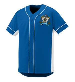 Zeta Beta Tau Game 7 Full-Button Baseball Jersey