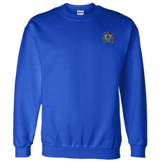  DISCOUNT-Zeta Beta Tau World Famous Crest - Shield Crewneck Sweatshirt - Best Value 