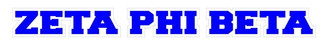  Zeta Phi Beta Long Window Sticker 