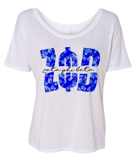 Greekgear Zeta Phi Beta Slouchy T-Shirt 