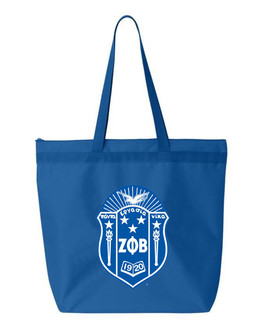  Zeta Phi Beta Crest Tote Bag 