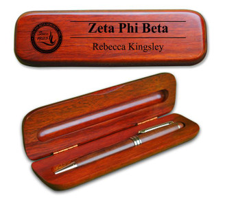 Zeta Phi Beta Wooden Pen Set