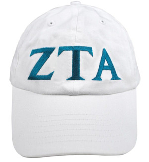 Zeta Tau Alpha Greek Letter Hat