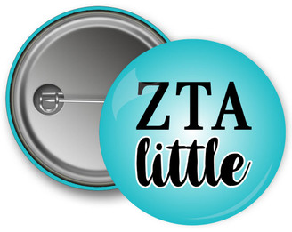 Zeta Tau Alpha Little Button