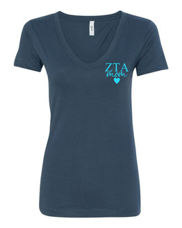 Zeta Tau Alpha Mom Ideal V-Neck